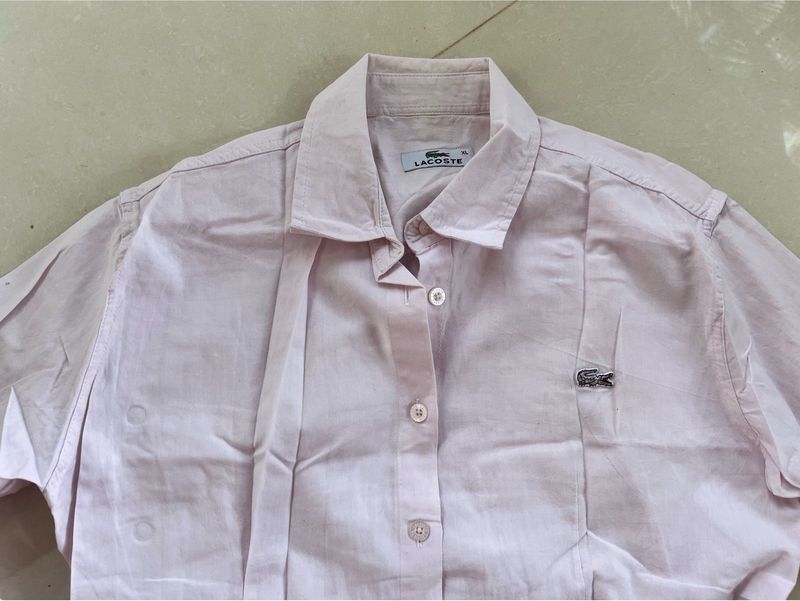 Lacoste Pink Shirt