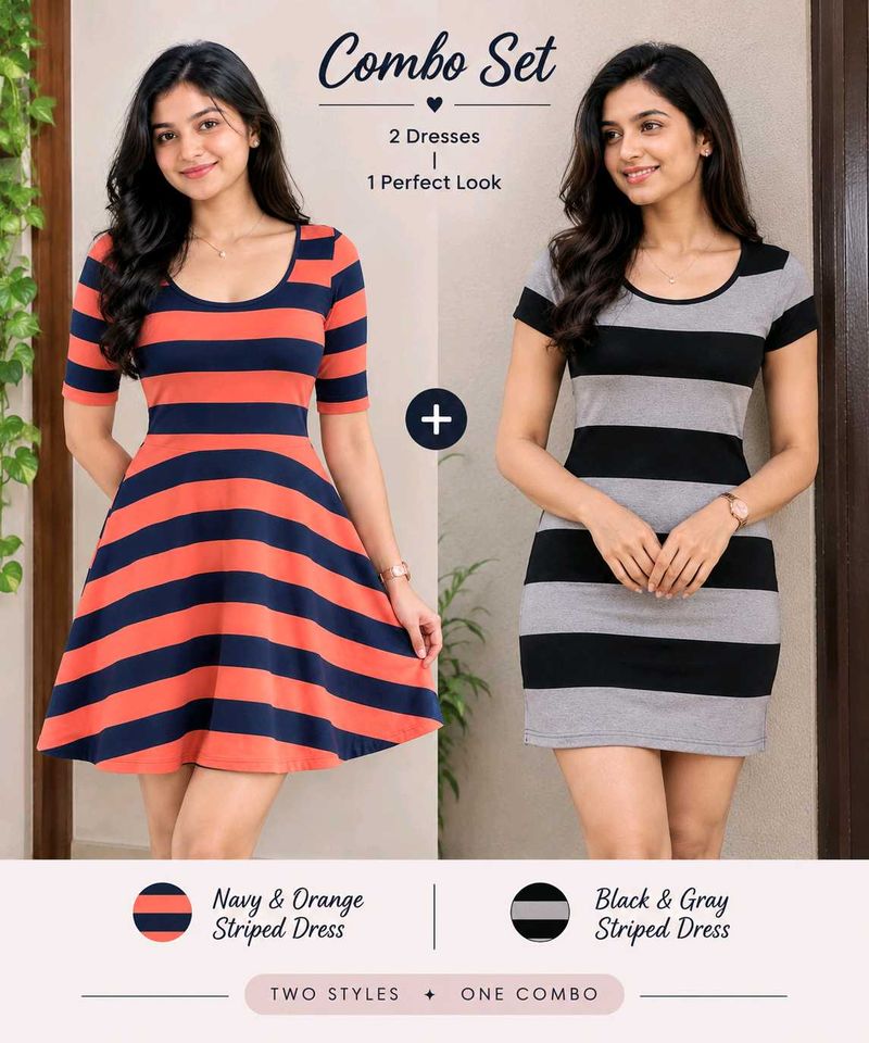 ✨ Stylish Combo Set – 2 Dresses at One Deal! ✨