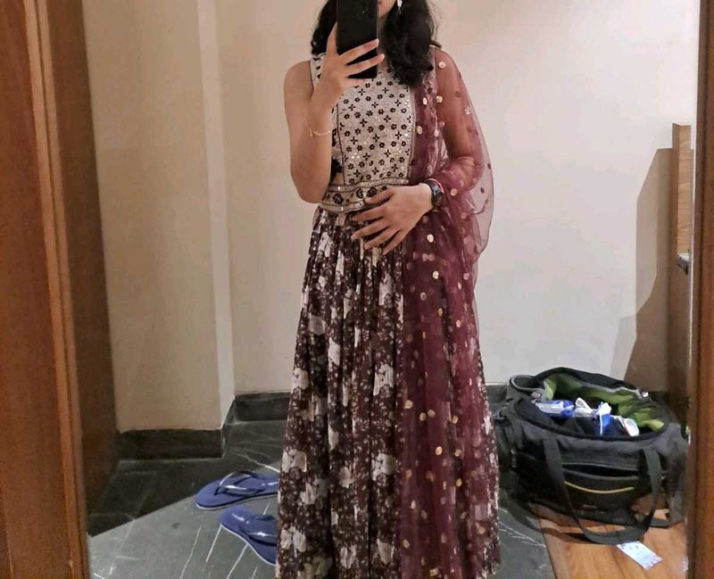 Elegant Printed Lehenga Choli Set
