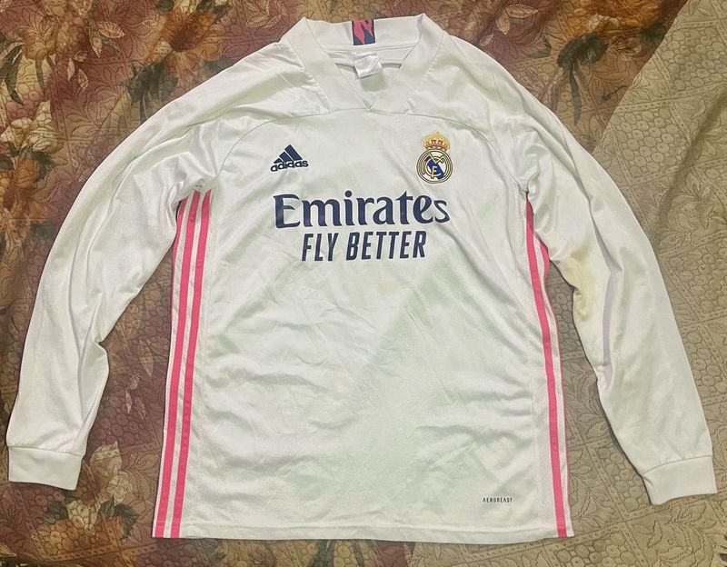 Adidas Real Madrid Long Sleeve Jersey