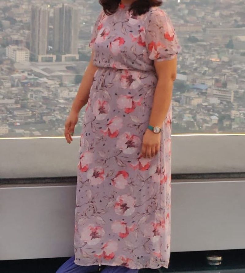 Floral Print Maxi Dress