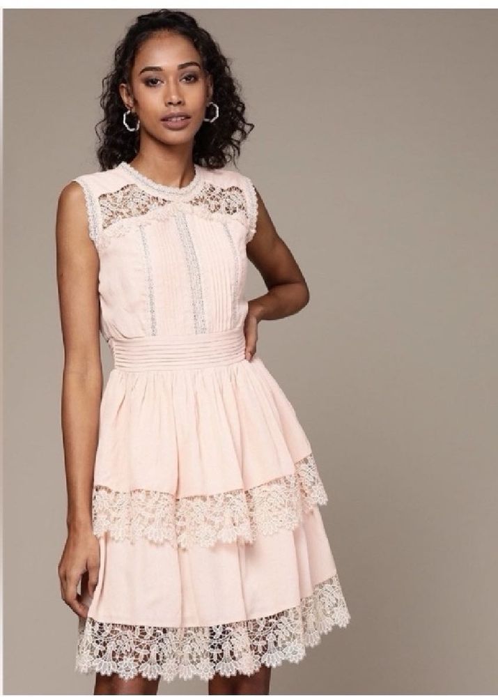 LABEL RITU KUMARRound-Neck Sleeveless Fit &amp; FlareD