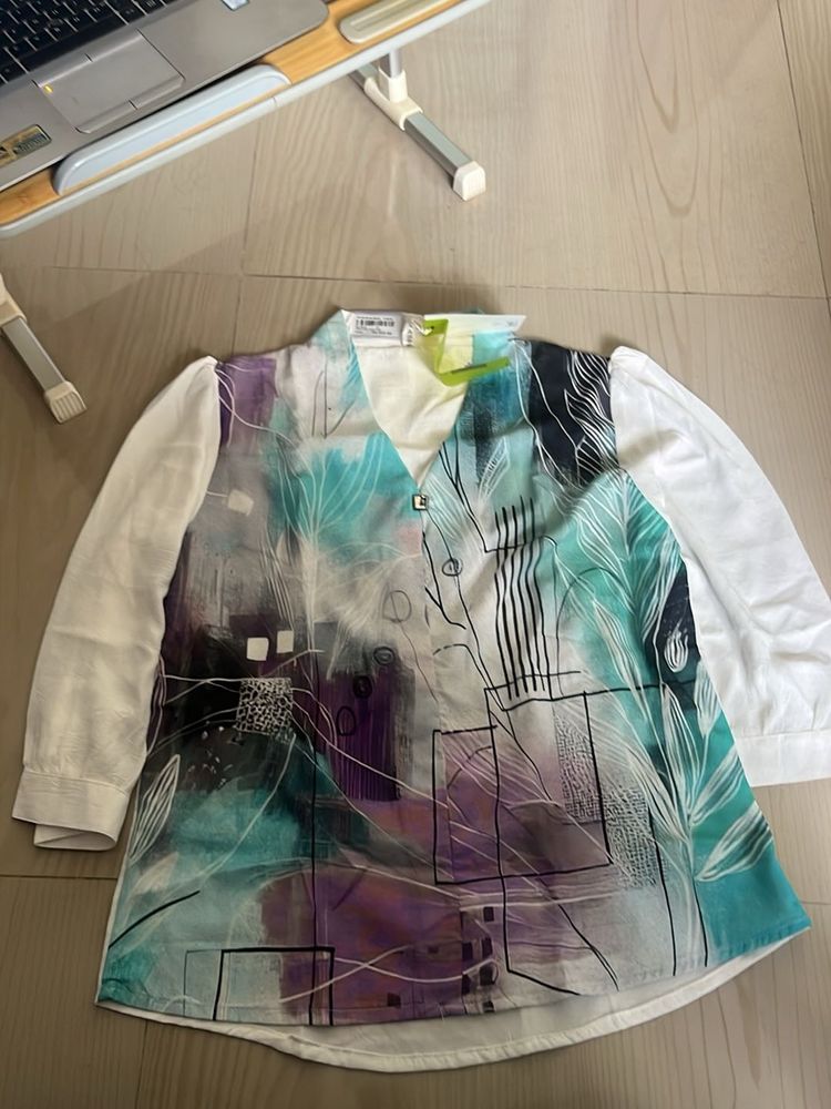 Abstract Print Kurta size L