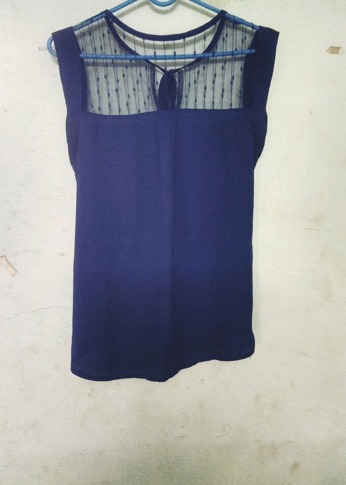 Half Mesh Top