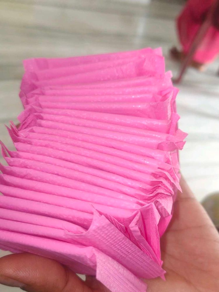 Individually Wrapped Pink Napkins