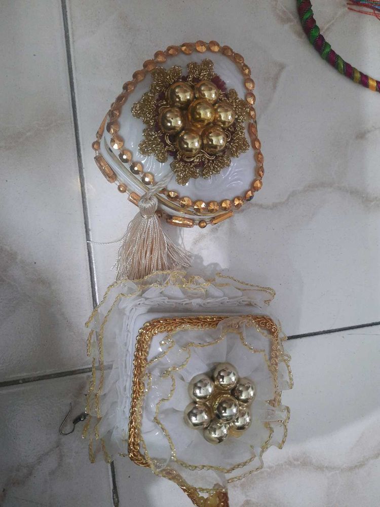 Elegant Kundan Embellished Potli Bag