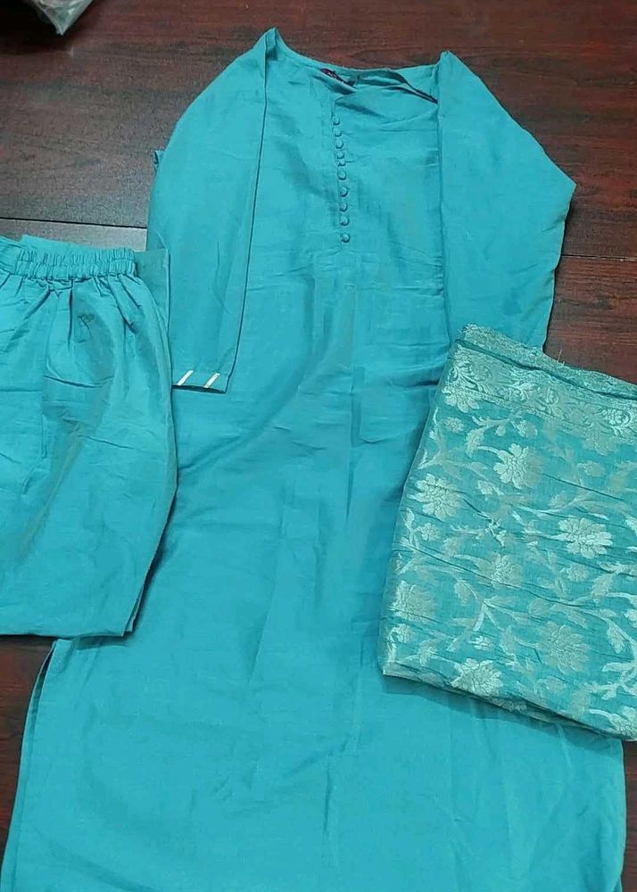 Order Now Fast Blue Kurti Set