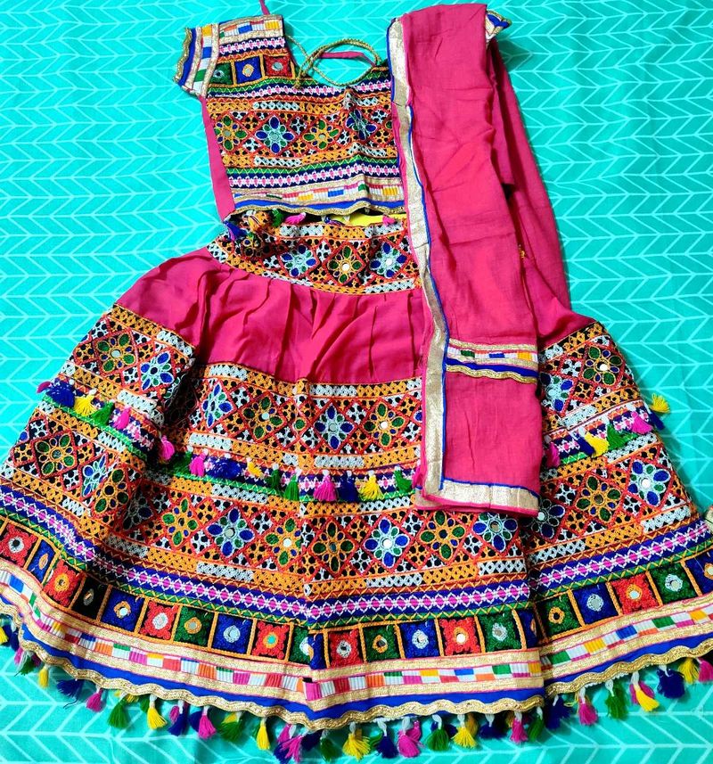 Vibrant Embroidered Lehenga Choli Set