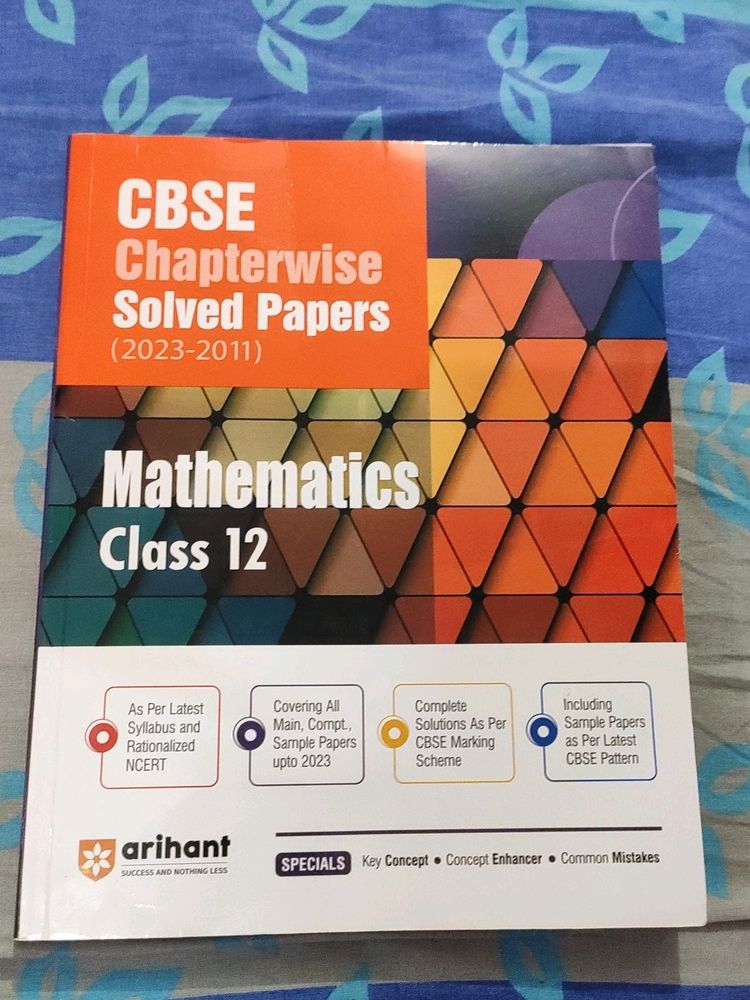 Cbse Chapterwise Solved Papers Maths Class 12