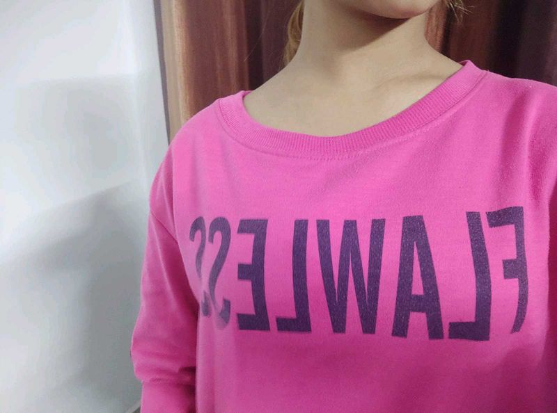 Short Full Sleeve Oversized Top