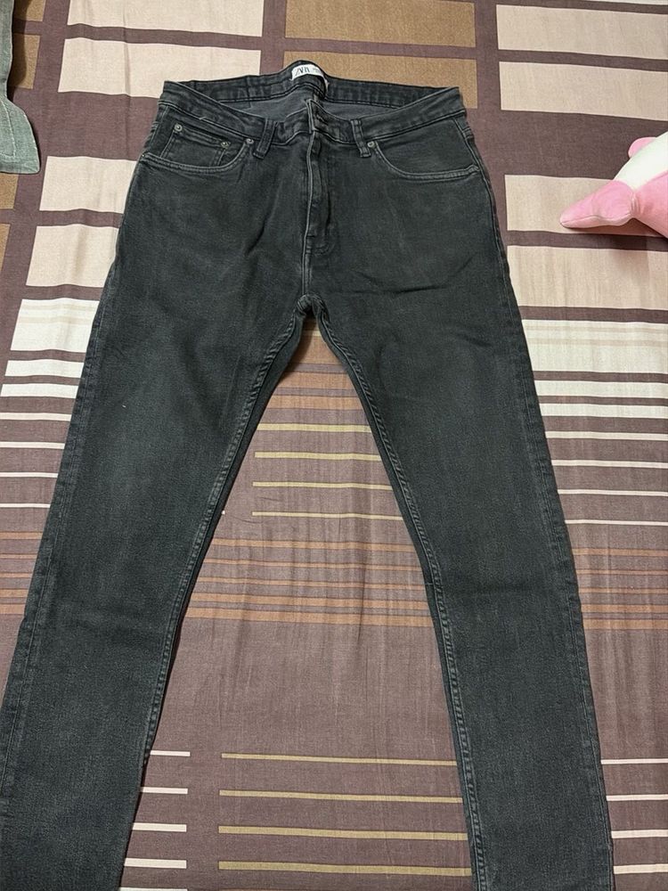 Men's Black Denim Jeans