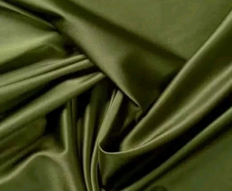 Olive Green Silk Dress Material 4 mtr