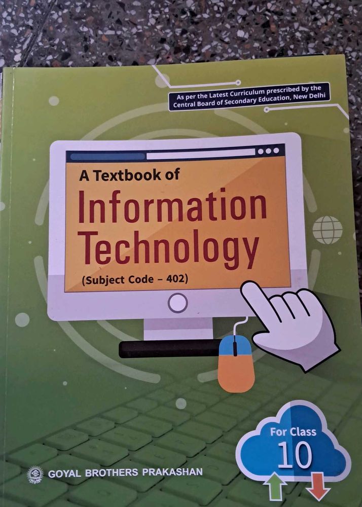 Textbook of Information Technology Class 10