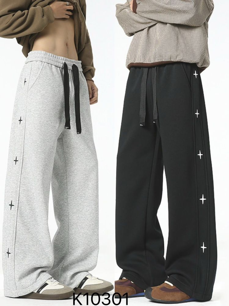 premium baggy pants, thick cotton, two colours