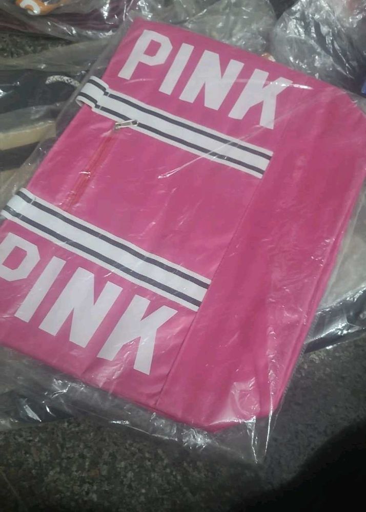 Pink "PINK" Travel Bag