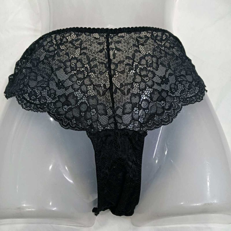 Lace🪔 Briefs - Black