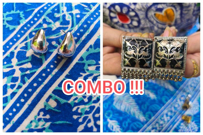Stunning Oxidized Earrings Combo