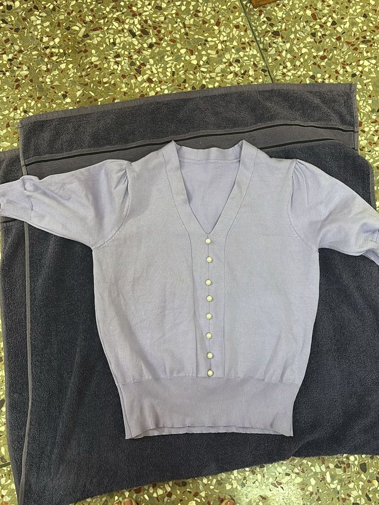 Viscose Rayon Lavender Top