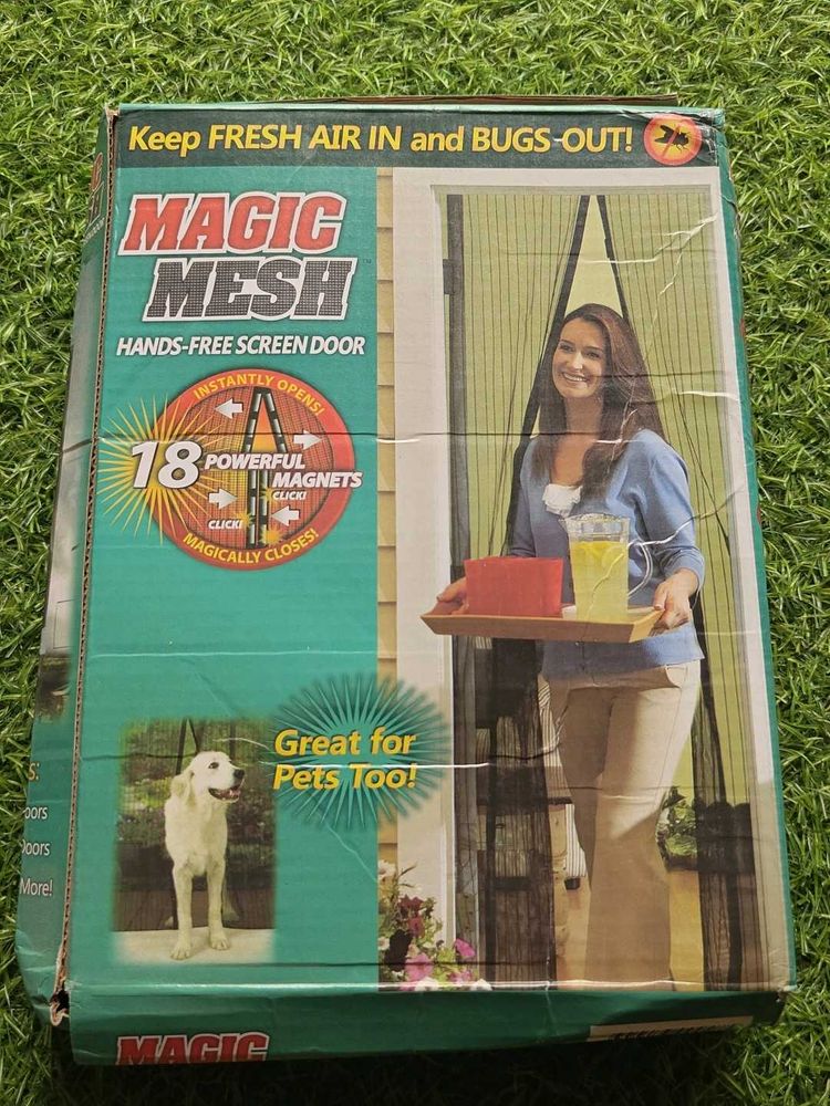 Magic Mesh Hands-Free Screen Door 5pcs