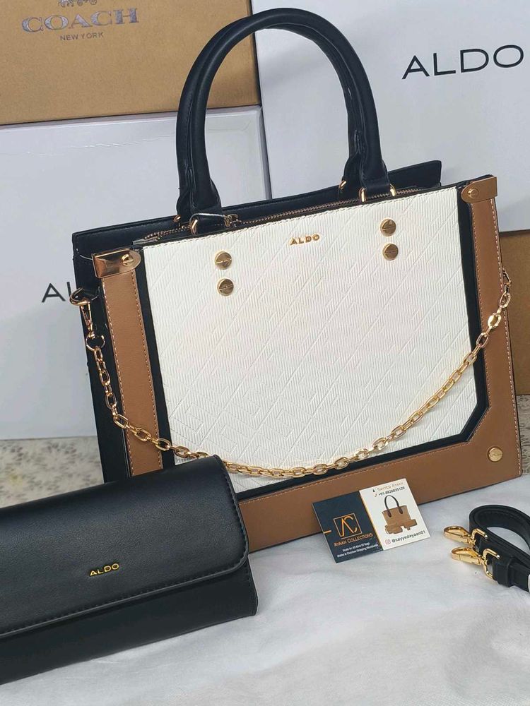 Chic Aldo Handbag with Matching Wallet
