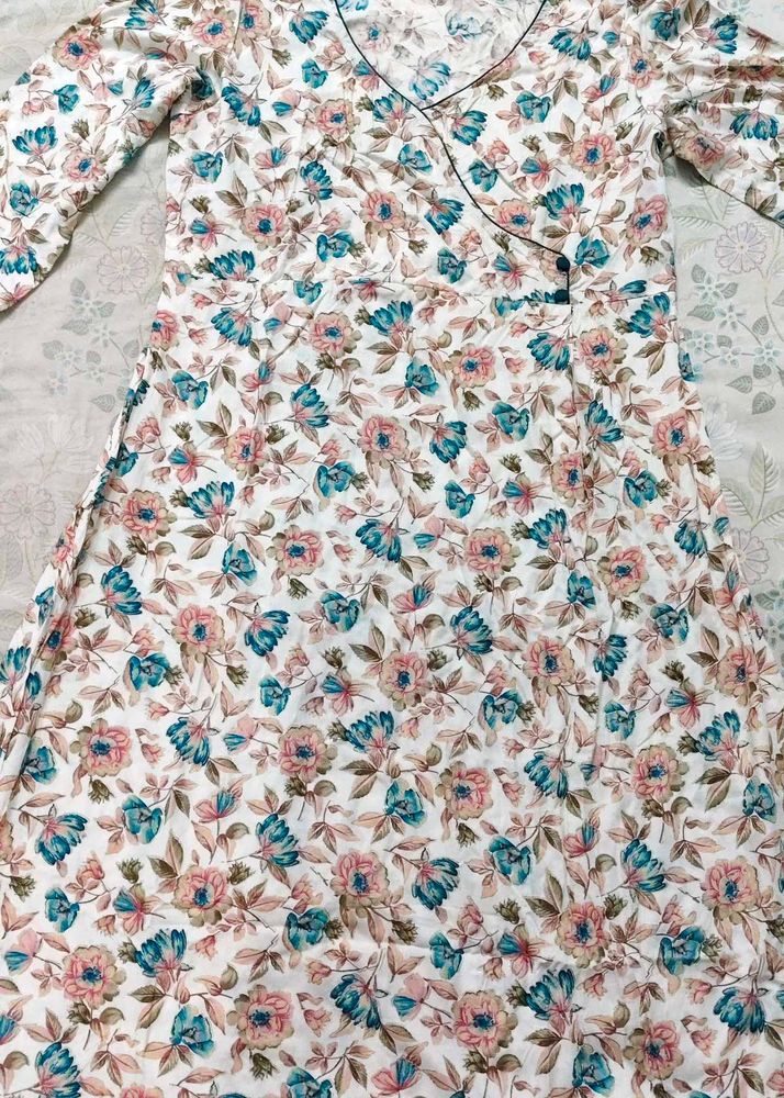 New Rayon printed Aline Kurti