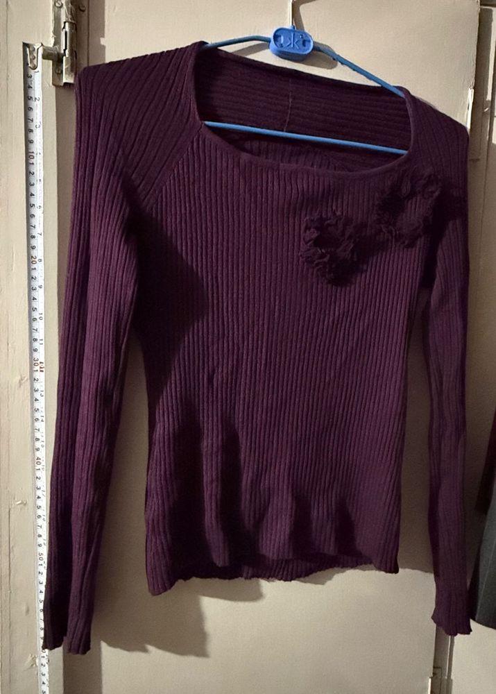 unique neckline sweater