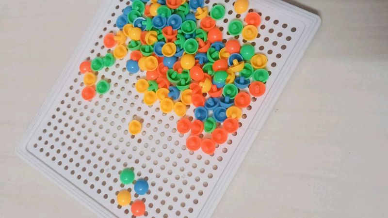 Mosaic Pegboard Toy