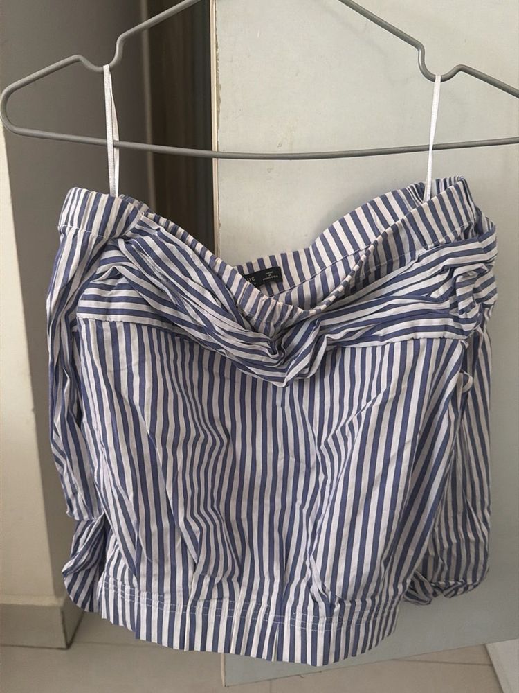 Striped Off-Shoulder Top