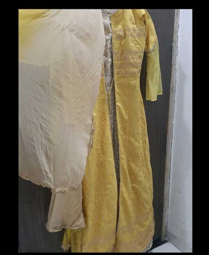 Elegant Yellow Kurta Set with Dupatta