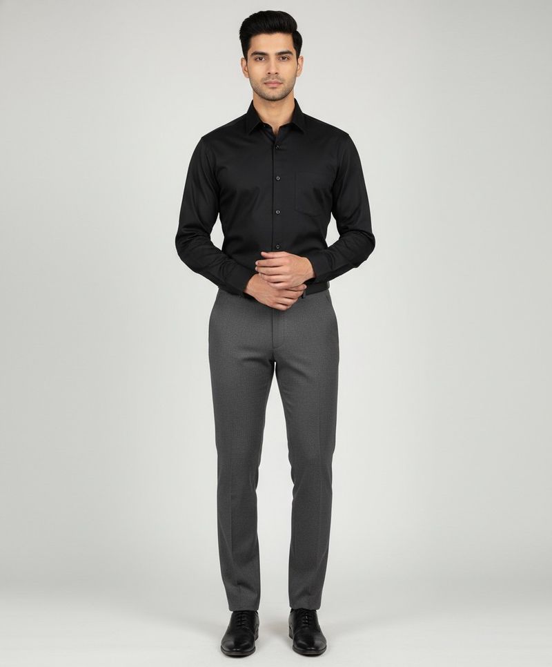 Men's Black Formal Shirt