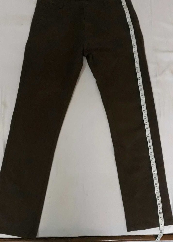 Men's Casual Brown Pants