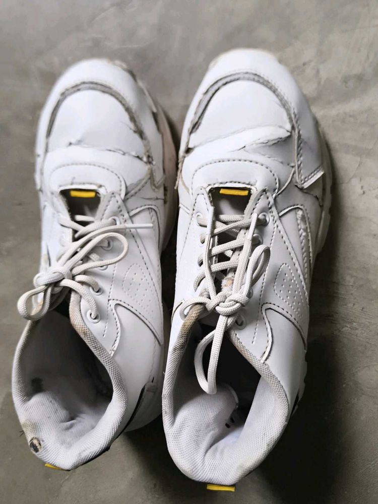 white shoes