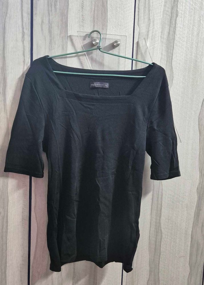 Woman Black Top