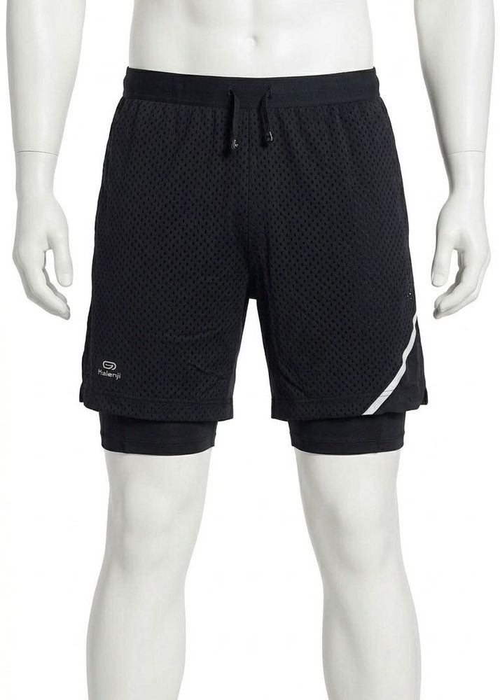 kalenji sport's Men's Black Athletic Shorts