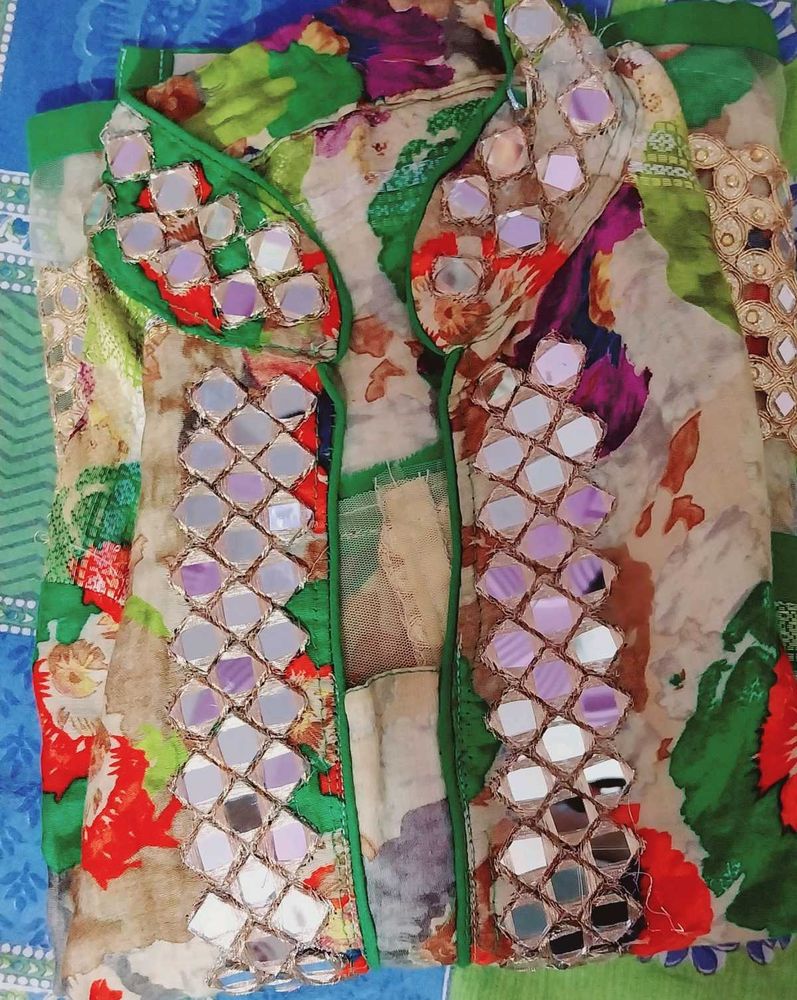 Multi Color Kurta Original Mirror Work