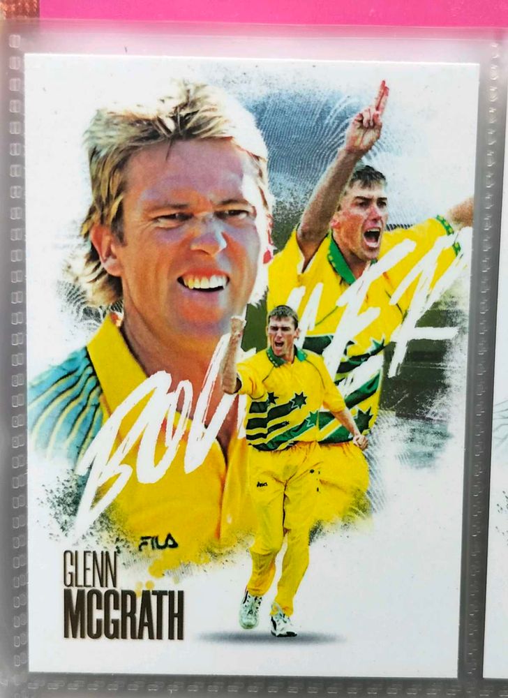 Glenn McGrath "Pigeon" Cricket Card