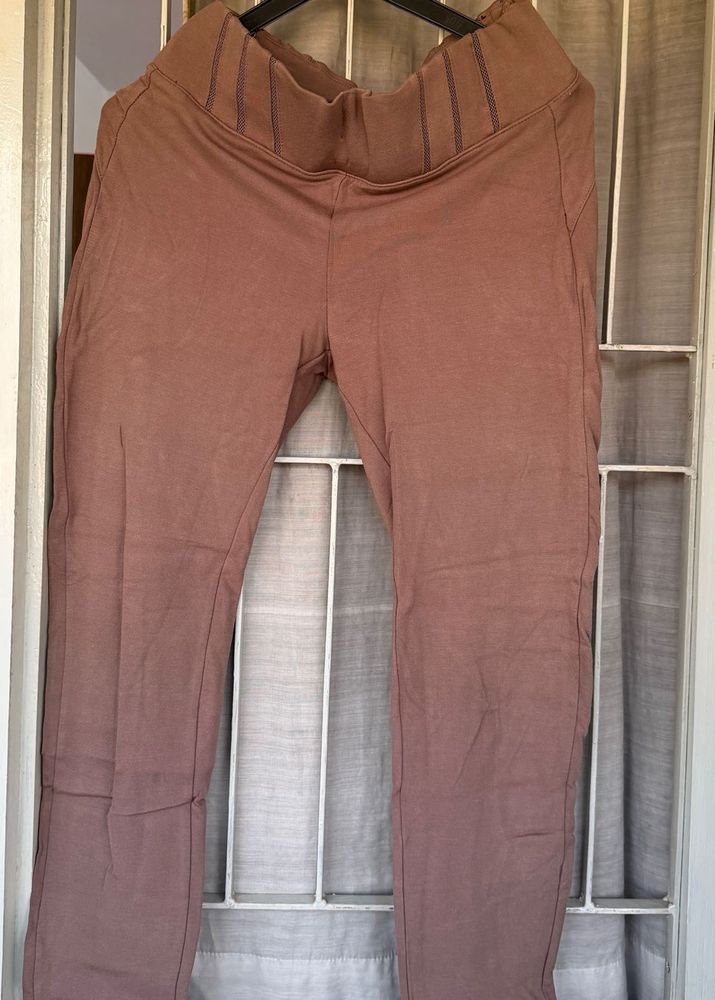 Comfortable Brown Stretch Pants