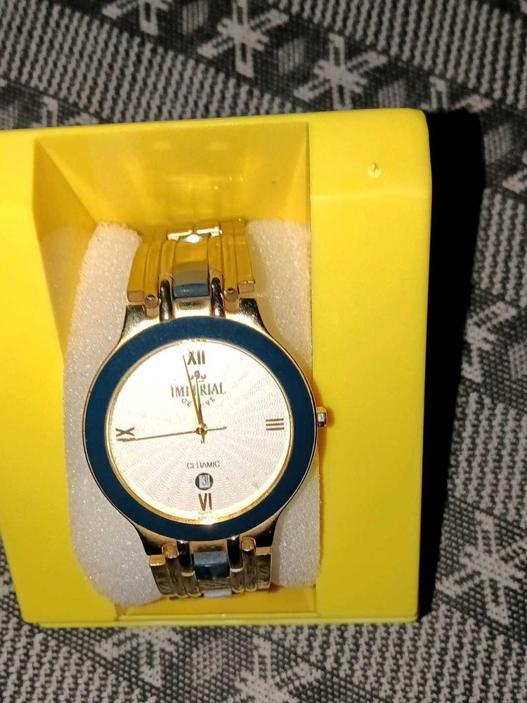 Imperial Gold Tone Watch