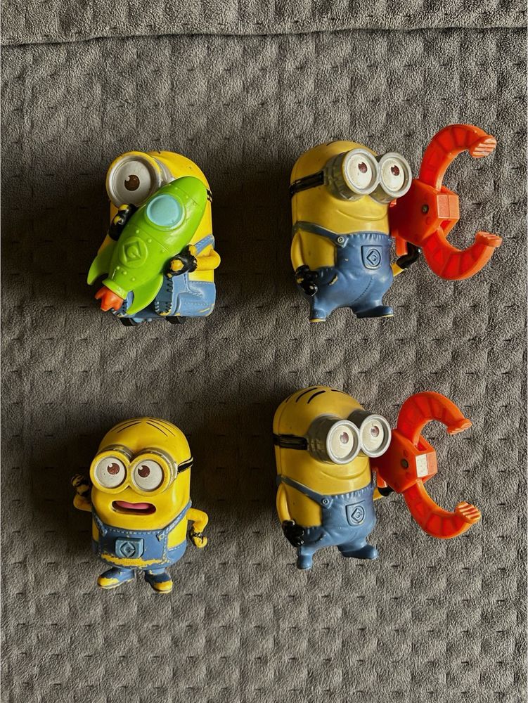 Set of 4 McDonalds Minion Toys