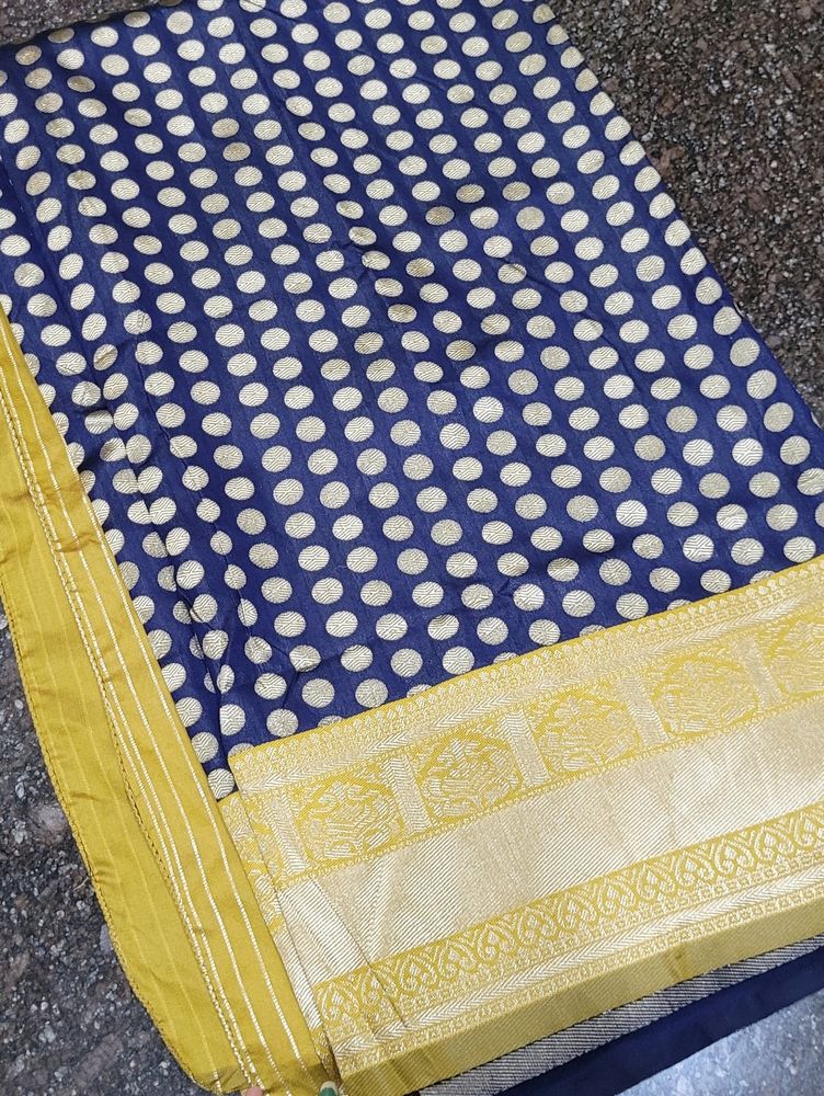[NEW]Soft Silk Saree With Blouse