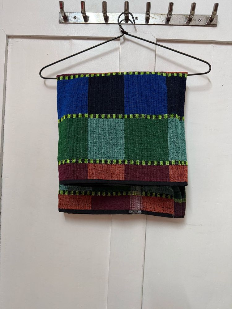 Vibrant Plaid Towel