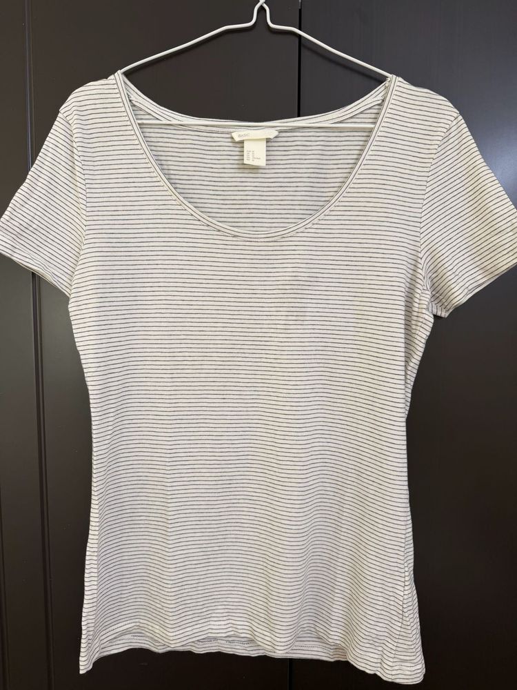H&amp;M Scoop neck Striped T-Shirt