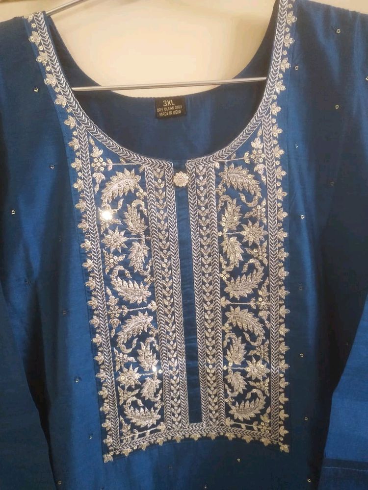 Navy Blue Kurti