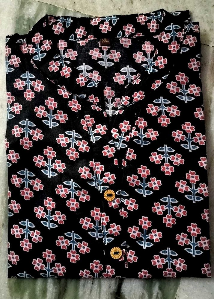 🖤Black Short Kurta