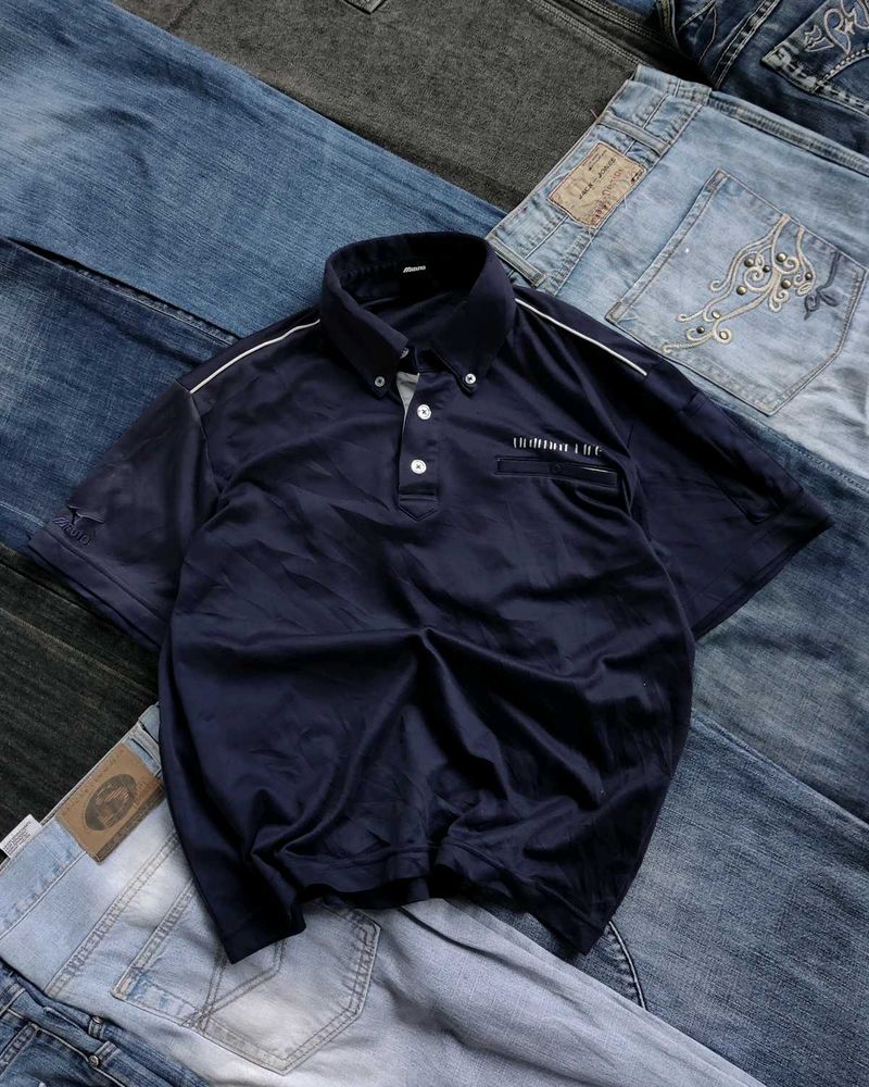 Mizuno Button Down Polo Tshirt