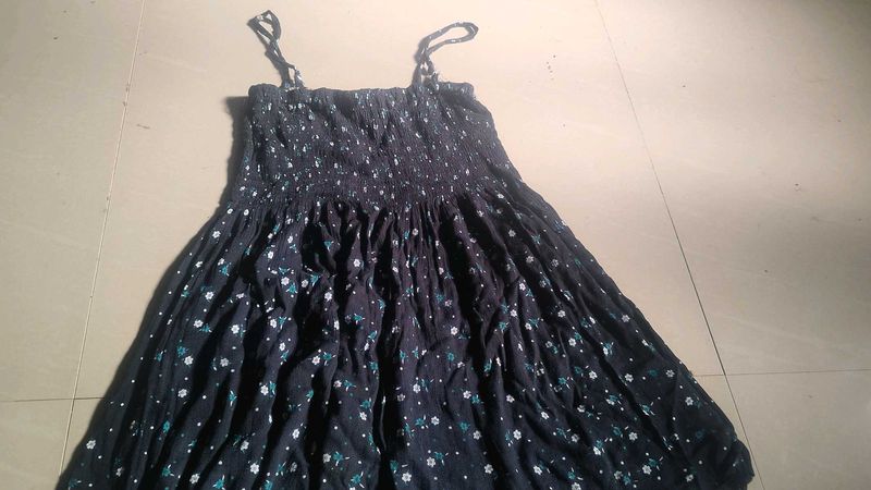 Cute Floral Smocked Dress