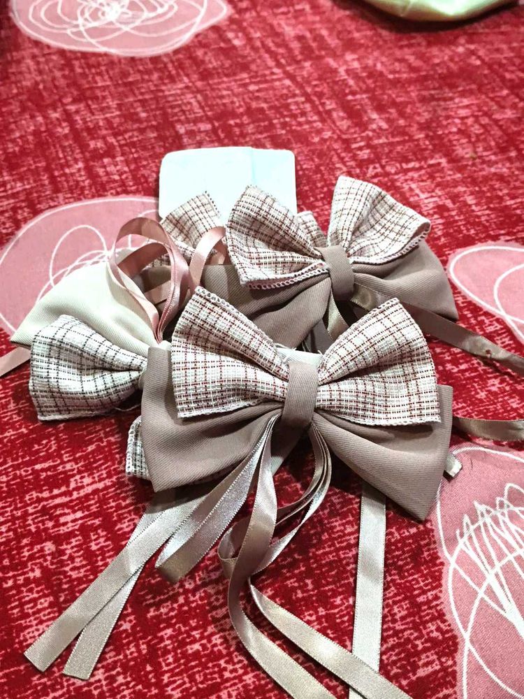 Hair Bows - Set of Four