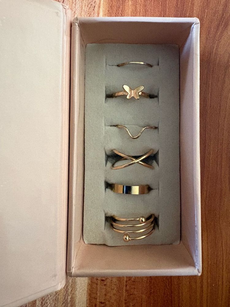 Boho Ring Set of 6