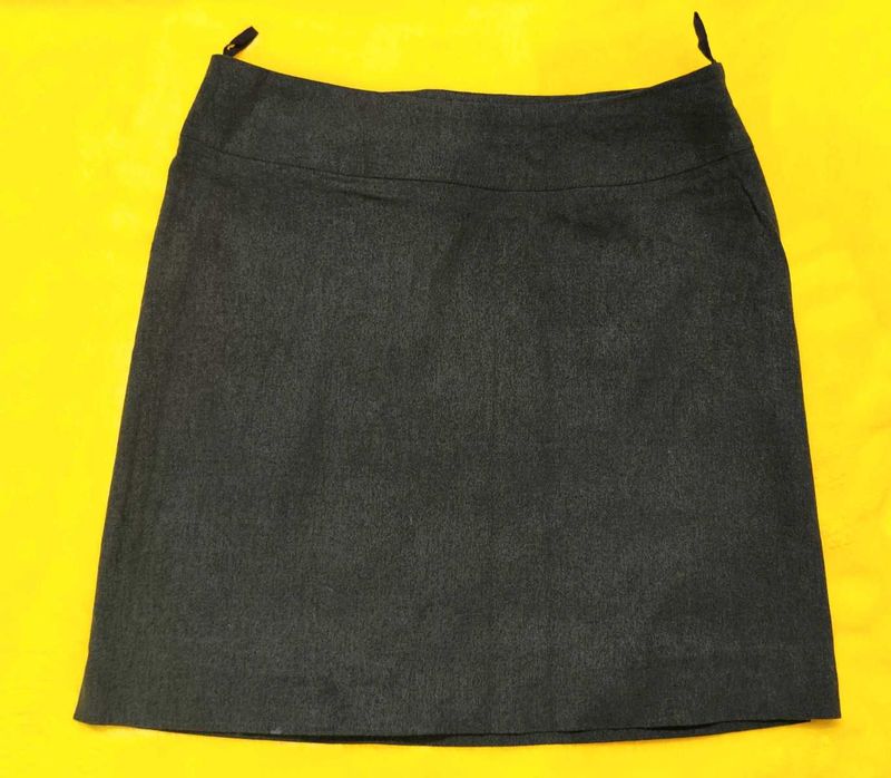 Classic Charcoal Grey Skirt