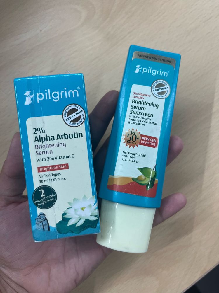 pilgrim combo sunscreen serum